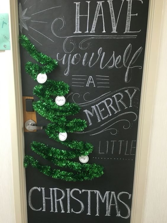 Christmas Classroom Door Decor