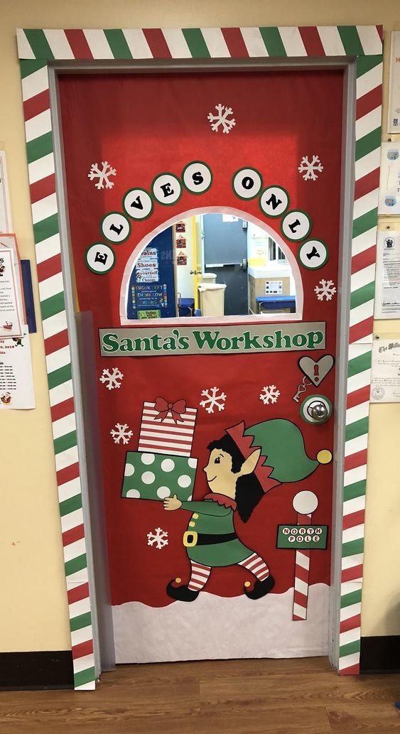 Christmas Classroom Door Decor Craft And Beauty