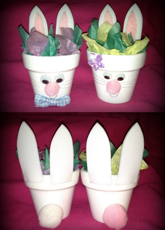 Clay Pot Easter Crafts