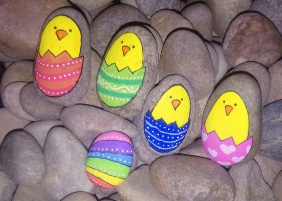 Easter Painted Rocks