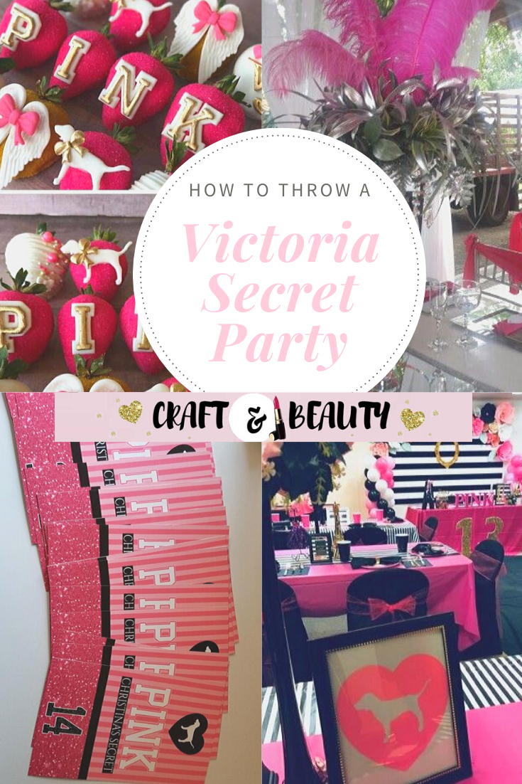 Victoria Secret Pink Birthday Party Ideas