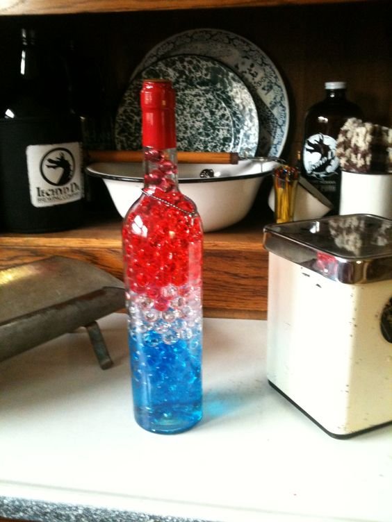 July 4th Wine Bottles