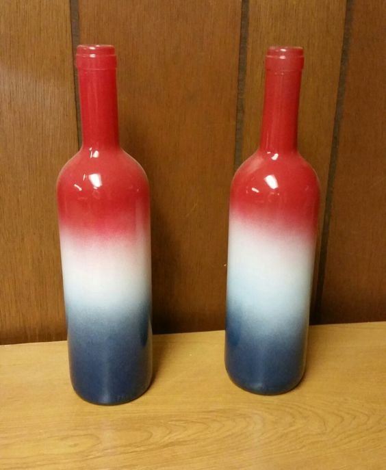 July 4th Wine Bottles