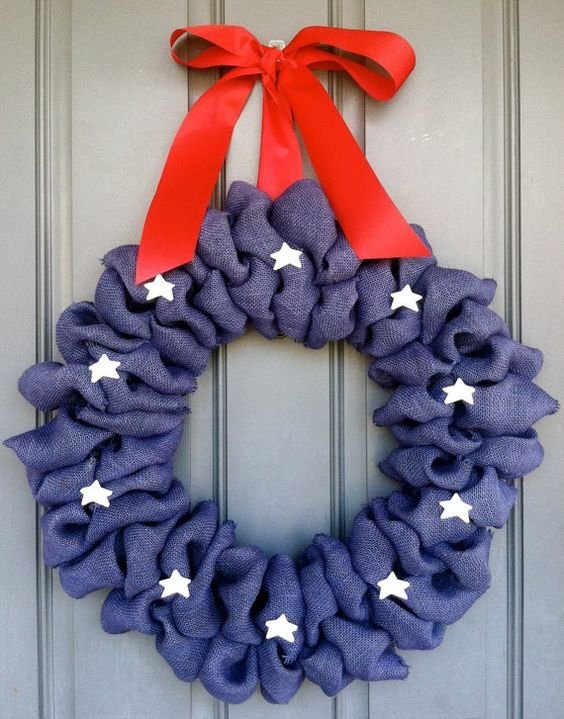 July 4th Wreaths for Front Door