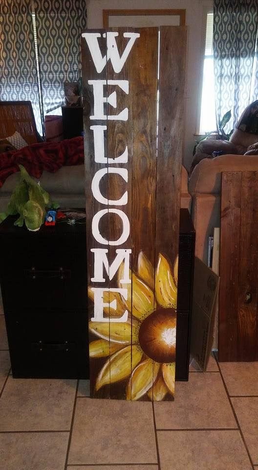 Fall Porch Welcome Signs