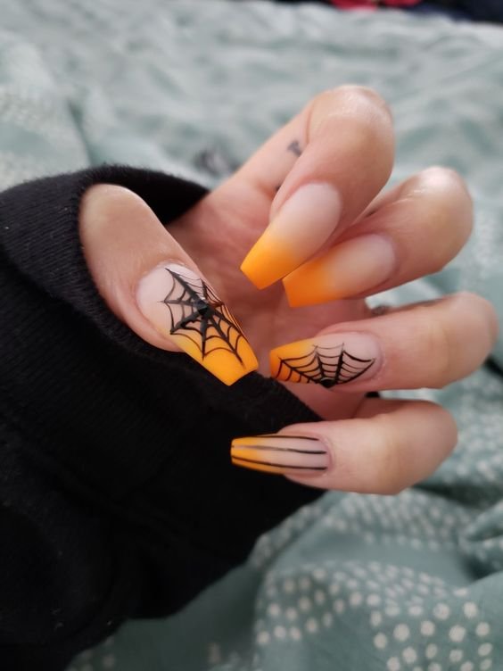 Halloween Stiletto Nails
